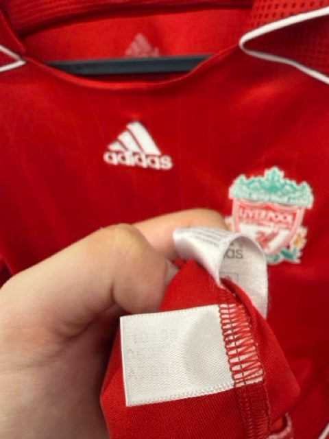 Adidas Liverpool F.C. home shirt 2006–2008 size S fits M 8/10