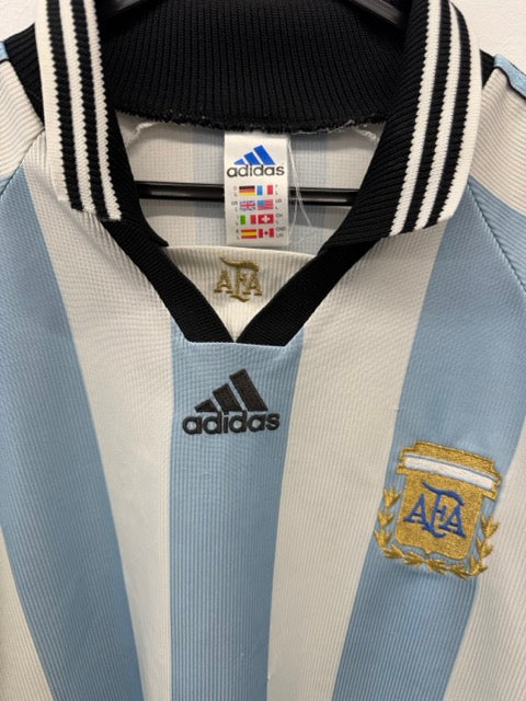 1998-99 Argentina home football shirt size L 9/10