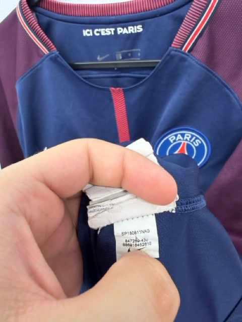 Nike Paris Saint-Germain Mbappe 29 - 2017/18 home jersey size L 10/10