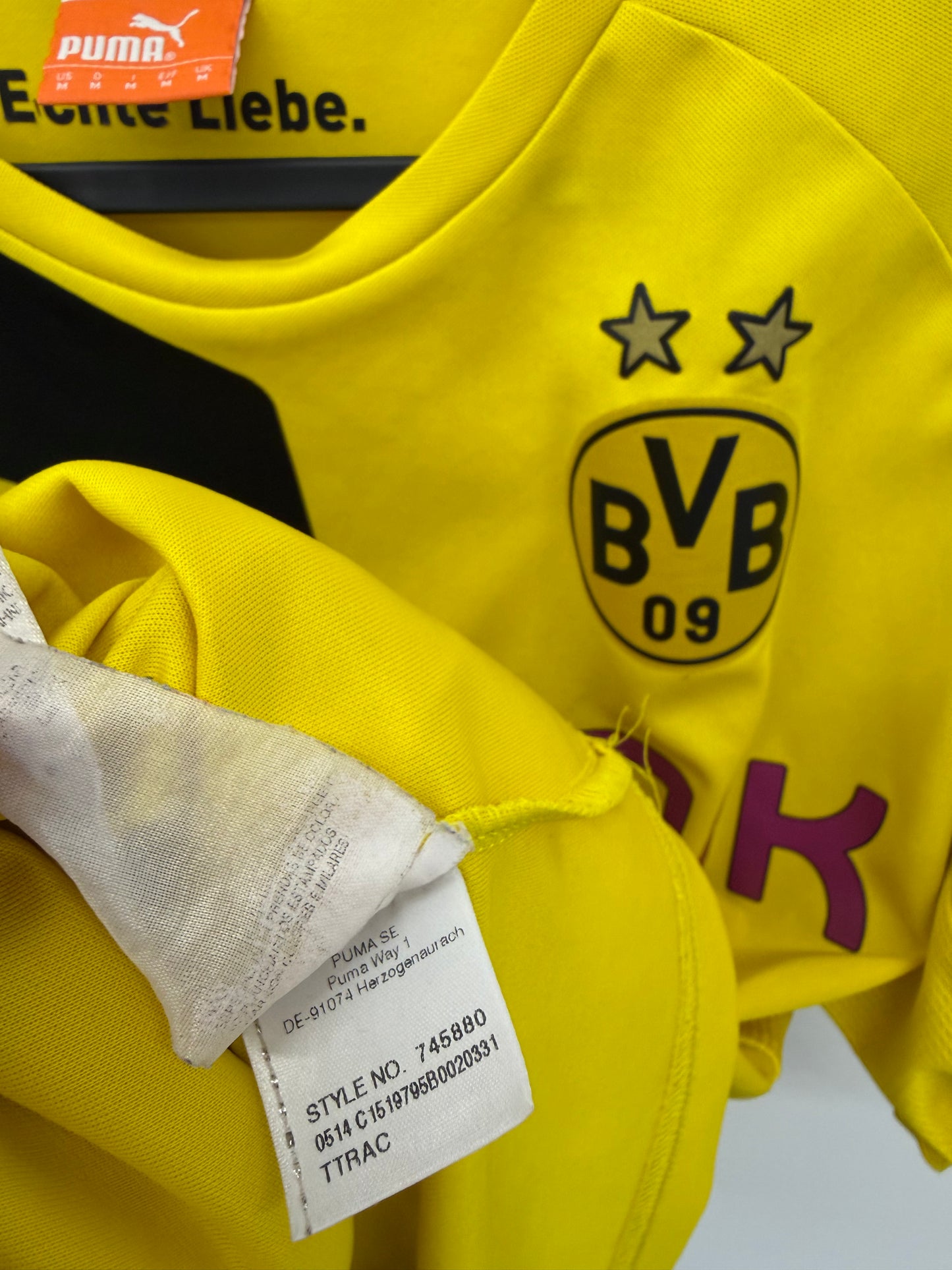 Puma Borussia Dortmund 2014-15 home jersey size M 10/10
