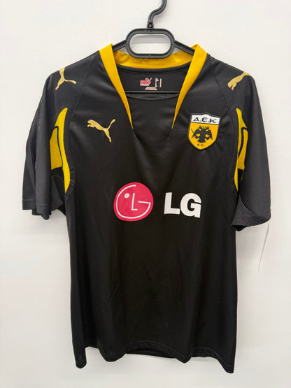 AEK Athens F.C. away football shirt 2007/08 size M 9/10