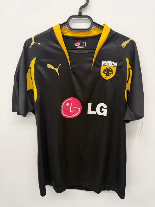 AEK Athens F.C. away football shirt 2007/08 size M 9/10