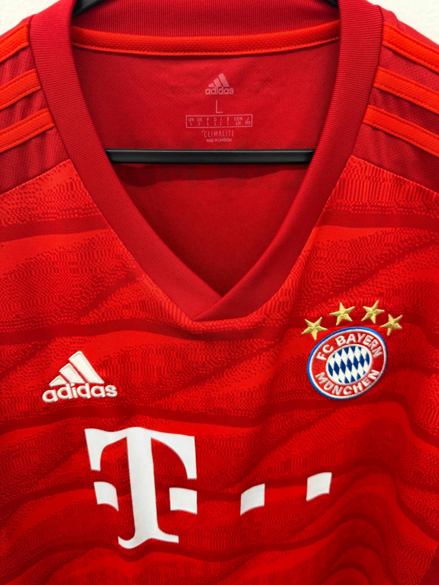 Bayern Munich 2019/20 Home Jersey Adidas size L 10/10