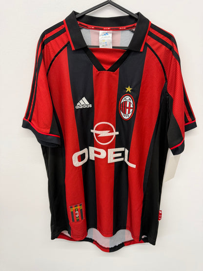1998–1999 AC Milan Home Jersey Adidas size L 10/10