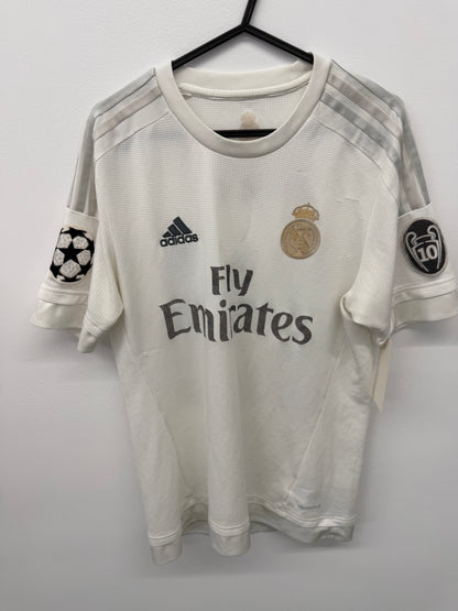 Real Madrid 2015–2016 home football jersey Adidas size S 8/10