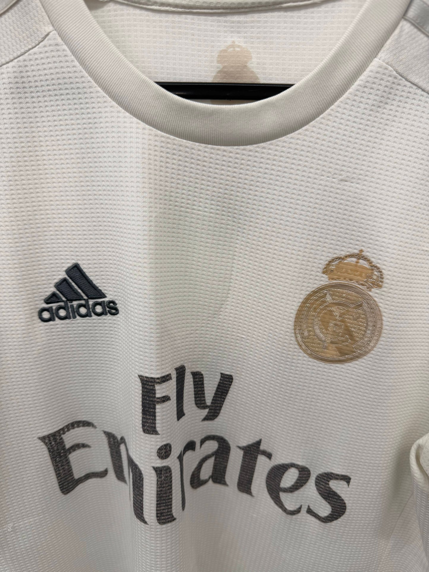 Real Madrid 2015–2016 home football jersey Adidas size S 8/10