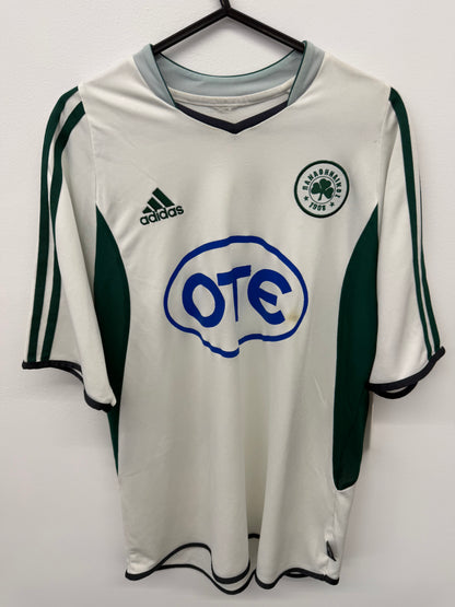 Panathinaikos FC away football shirt 2002–2004 Adidas size M 8/10